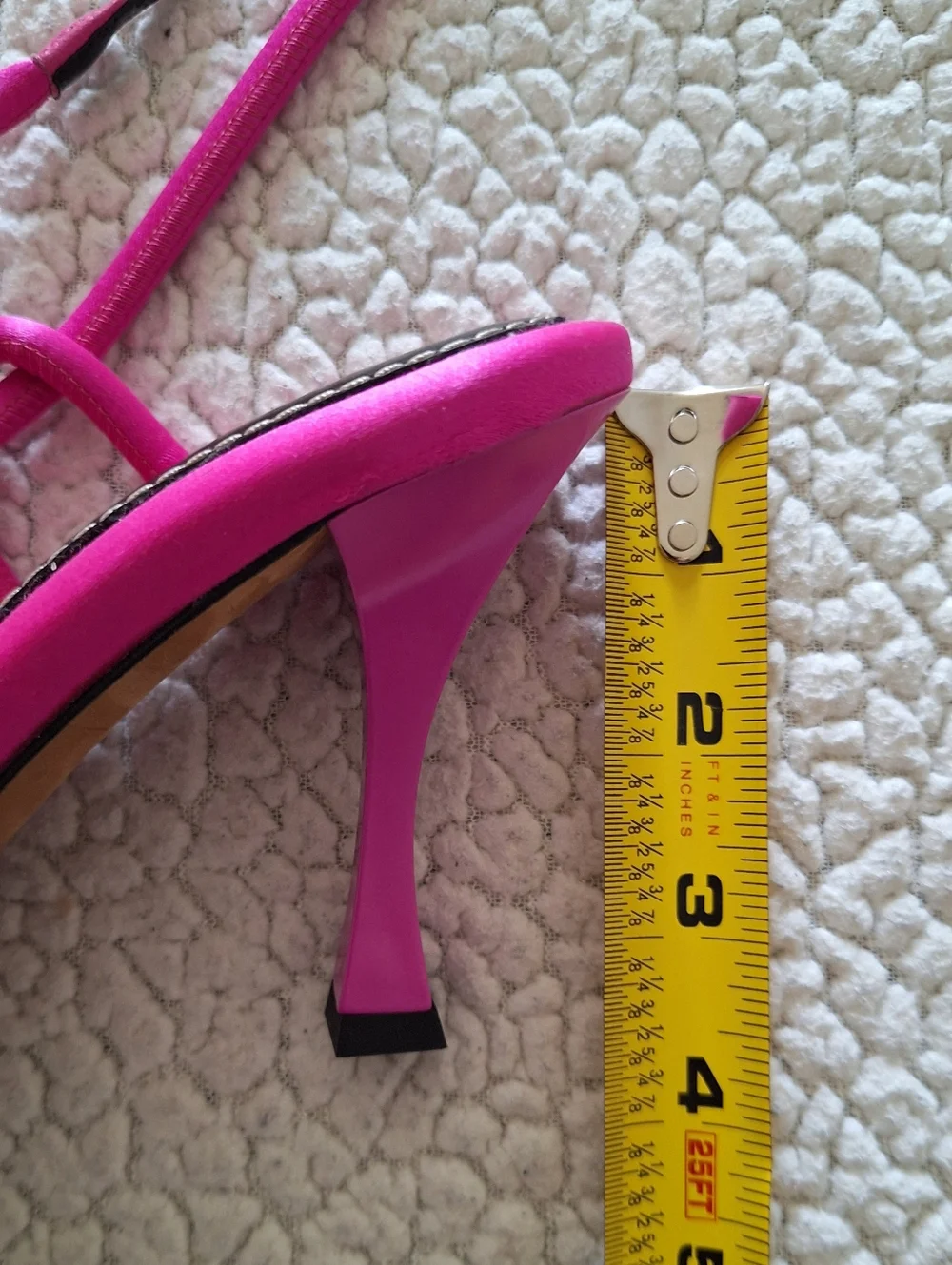 PROENZA SCHOULER Square Strappy Sandals Heels Satin Fuchsia EU 38 US 8 Org$795 - Picture 16 of 16